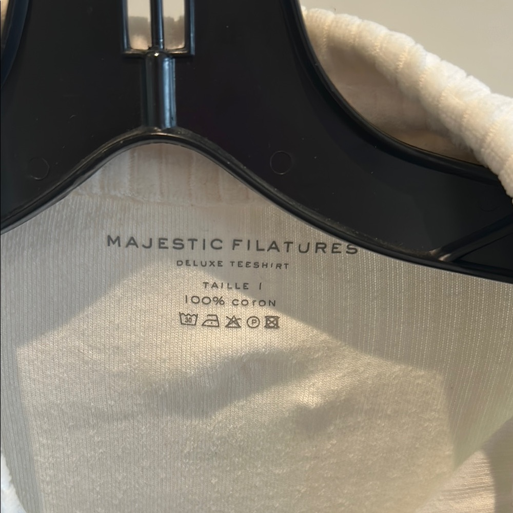 White Ribbed Button-Up Shirt - Picture 2 of 4